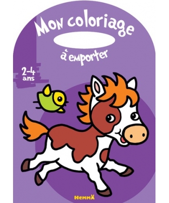 Mon Coloriage A Emporter 2/4Ans Poney