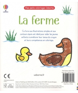 Ferme - Mes Petits Coloriages Usborne