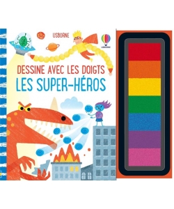 Dessine Doigts... Super-Heros Usborne