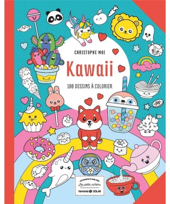 Kawaii - 100 Dessins A Colorie Solar