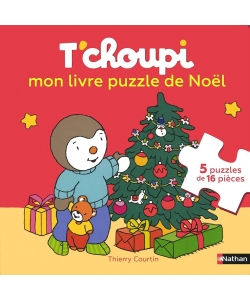 T Choupi Mon Livre Puzzle De Noel (5 Puzzles De 16 Pieces)