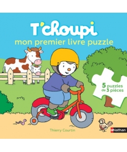 T Choupi Mon Premier Livre Puzzle (5 Puzzles De 3 Pieces)