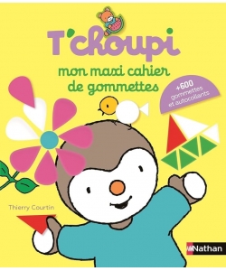 Maxi Cahier Gommettes Tchoupi Nathan