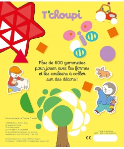 Maxi Cahier Gommettes Tchoupi Nathan