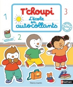 T Choupi L Ecole En Autocollants