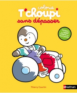Colorie T Choupi Sans Depasser (Tracteur)