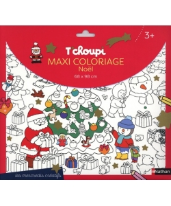 T Choupi Maxi Coloriage Noel Nathan