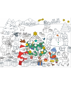 T Choupi Maxi Coloriage Noel Nathan