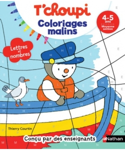 T Choupi Coloriages Malins Ms 4/5Ans - Graphisme Et Nombres