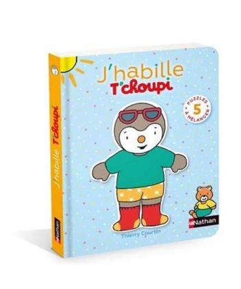 Bebe T Choupi - J Habille T Choupi 5 Puzzles A Melanger