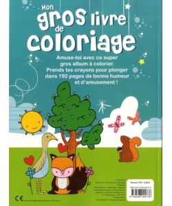 Mon Gros Livre De Coloriage (R Hemma