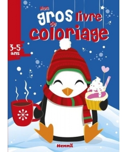 Mon Gros Livre De Coloriage 3/5Ans (Noel - Pingouin)