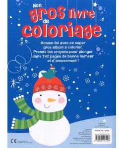 Mon Gros Livre De Coloriage 3/5Ans (Noel - Pingouin)