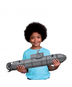 Le sous-marin 3D: 6 ans livre + maquette 3D