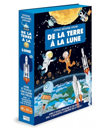 Voyage, découvre, explore - De la terre à la lune: 6 ans