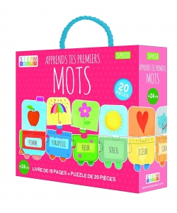 Sassi Apprends Tes Premiers Mots Livre 10 Pages + 10 Puzzles 304833