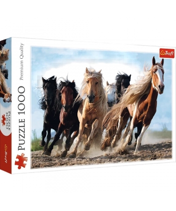 Trefl Puzzle 1000 Pcs Galloping Au Galop 10446