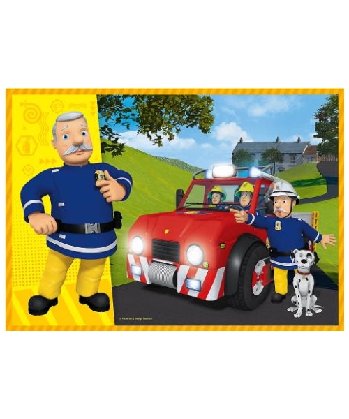 Trefl puzzle 4 in 1 fireman sam 34387 halim online