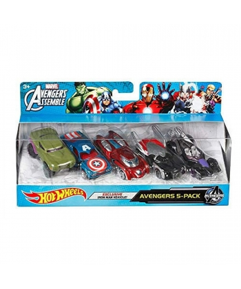 Hotwhorls Avengers Car 5Pcs/Pack 3686-673686-2