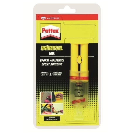 Glue Pattex Universal Mix Epoxy 2 Syringe 27G 1380802
