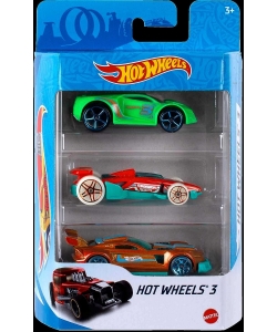 Hot Wheels K5904 3-Pack 1:64 Die-Cast Vehicles, Gift Set
