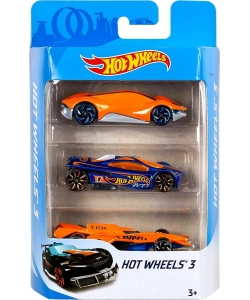 Hot Wheels K5904 3-Pack 1:64 Die-Cast Vehicles, Gift Set