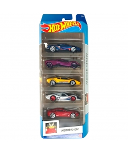 Hotwheels Basic Cars 5/Pack MTHM1806