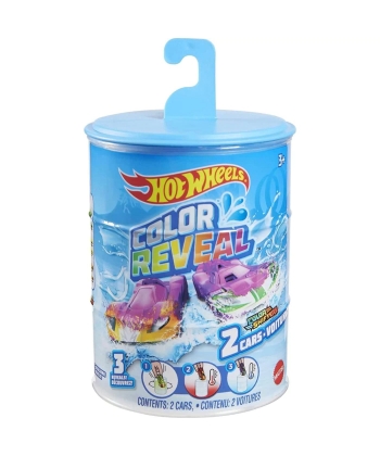 Hot Wheels Color Reveal Toy Cars Playset 2PK Assorted