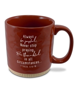 Coffee Cup Powerful Words Joyful Red 16 OZ LCP18363