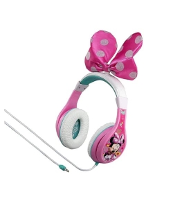 iHome Kiddesign Minnie Mouse Over-ear Headphones With Bow Kd-mm-140