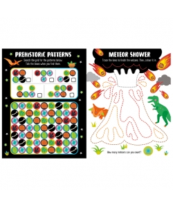Glow In The Dark Dino Land Activity Book