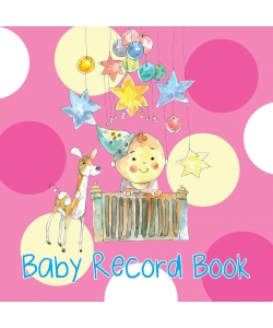 Om Books Baby Record Books Pink Book