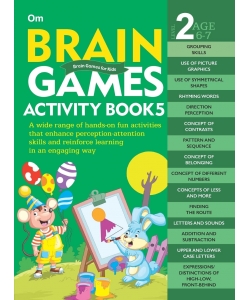 Om Books Brain Games Book 5