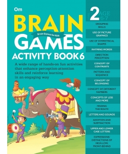 Om Books Brain Games Book 6