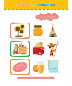 Om Books Brain Games Activity Book 5 (Level 1)
