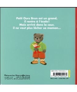 Petit Ours Brun Poches-Va A L Ecole