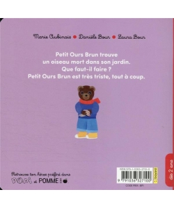Petit Ours Brun A Trouve Un Oiseau Mort