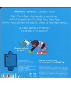 Petit Ours Brun Chante Comptines Livre Sonore
