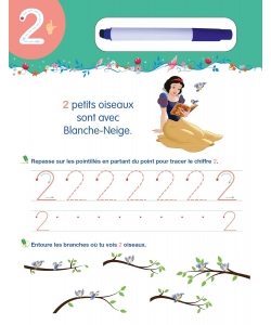 Disney - Princesses Je Compte J Ecris Nombres