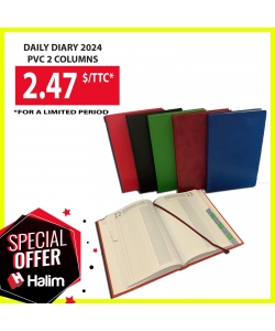 Diary Daily Bf 6647 2 Columns Left Open Stairs 2024