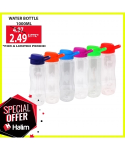 Water Bottle Mintra 1000Ml Assorted 400011148