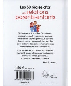 50 Regles Or Relations Parents-Enfants