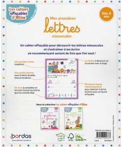 Cahier Effacable Olive Minuscu Bordas