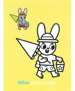 Je Colorie - Olive A La Plage Bordas