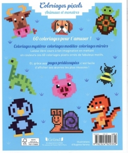 Coloriages Pixels - Animaux Et Fr