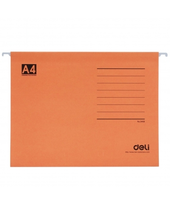 Suspension File Deli Cardboard A4 5468 Orange