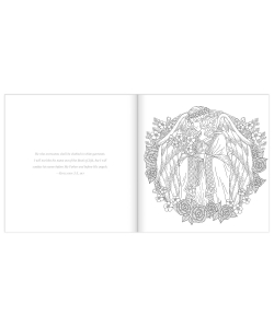 Scenes From Heaven Adult Coloring Book