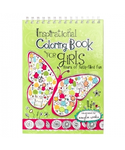 Inspirational Coloring Book For Girls