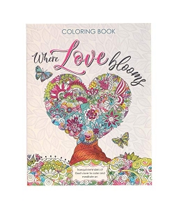 Coloring Book Whre Love Blooms Clr046