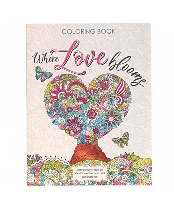 Coloring Book Whre Love Blooms Clr046